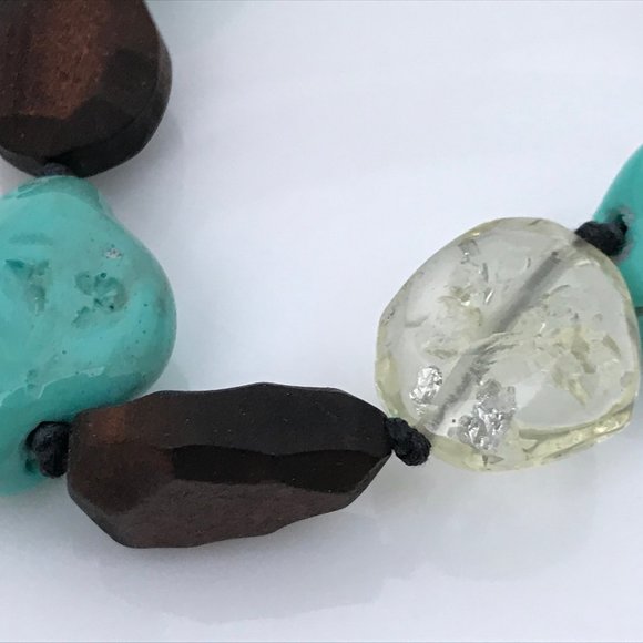 Nordstrom Rack Necklaces Gold plated Wood & Plasti - Picture 5 of 7